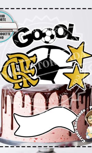 Topo de Bolo Times Futebol - Ref 2573 Arquivo Digital