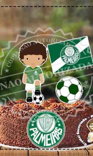 Topo de Bolo Times Futebol - Ref 3232 Arquivo Digital