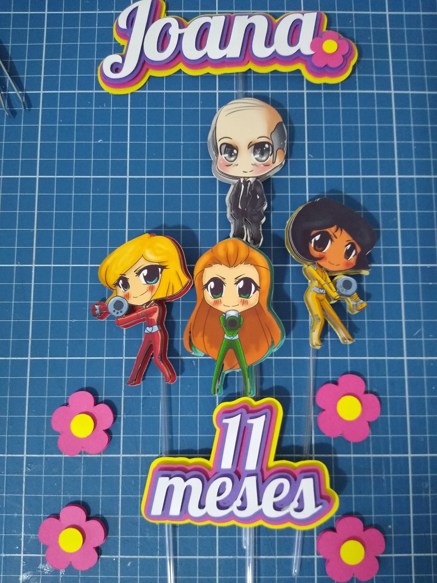 Topo de Bolo Três Espiãs de Mais - Imagem 2
