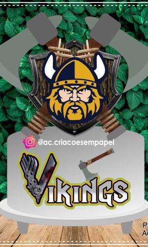 Topo De Bolo Viking