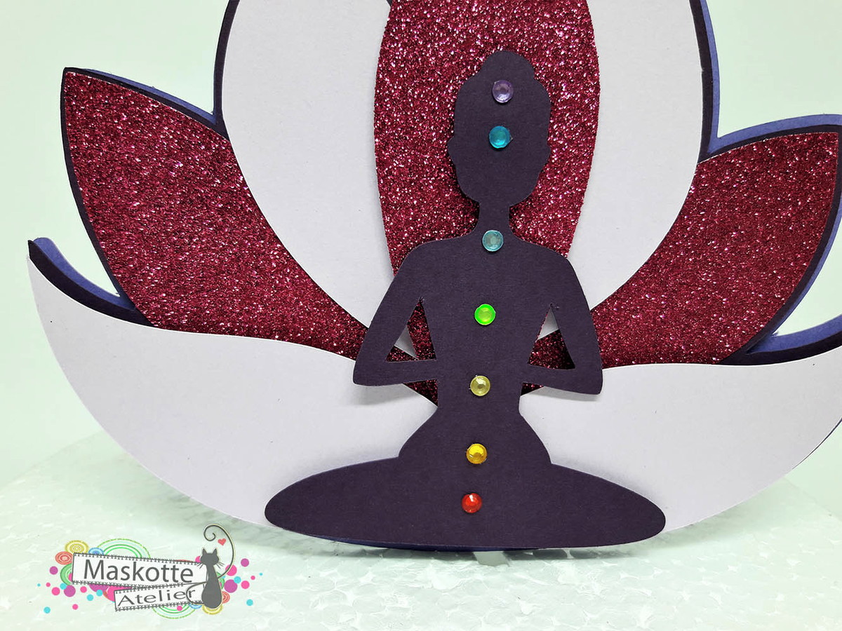 Topo de bolo yoga - Imagem 4
