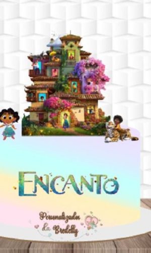 Topo do Bolo Encanto + 4 ARQUIVOS A SUA ESCOLHA