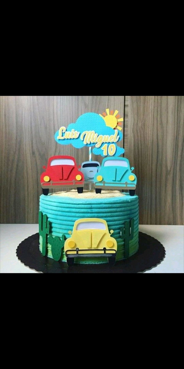 Topo Fusca em Camadas + 4 Arquivos a Sua Escolha