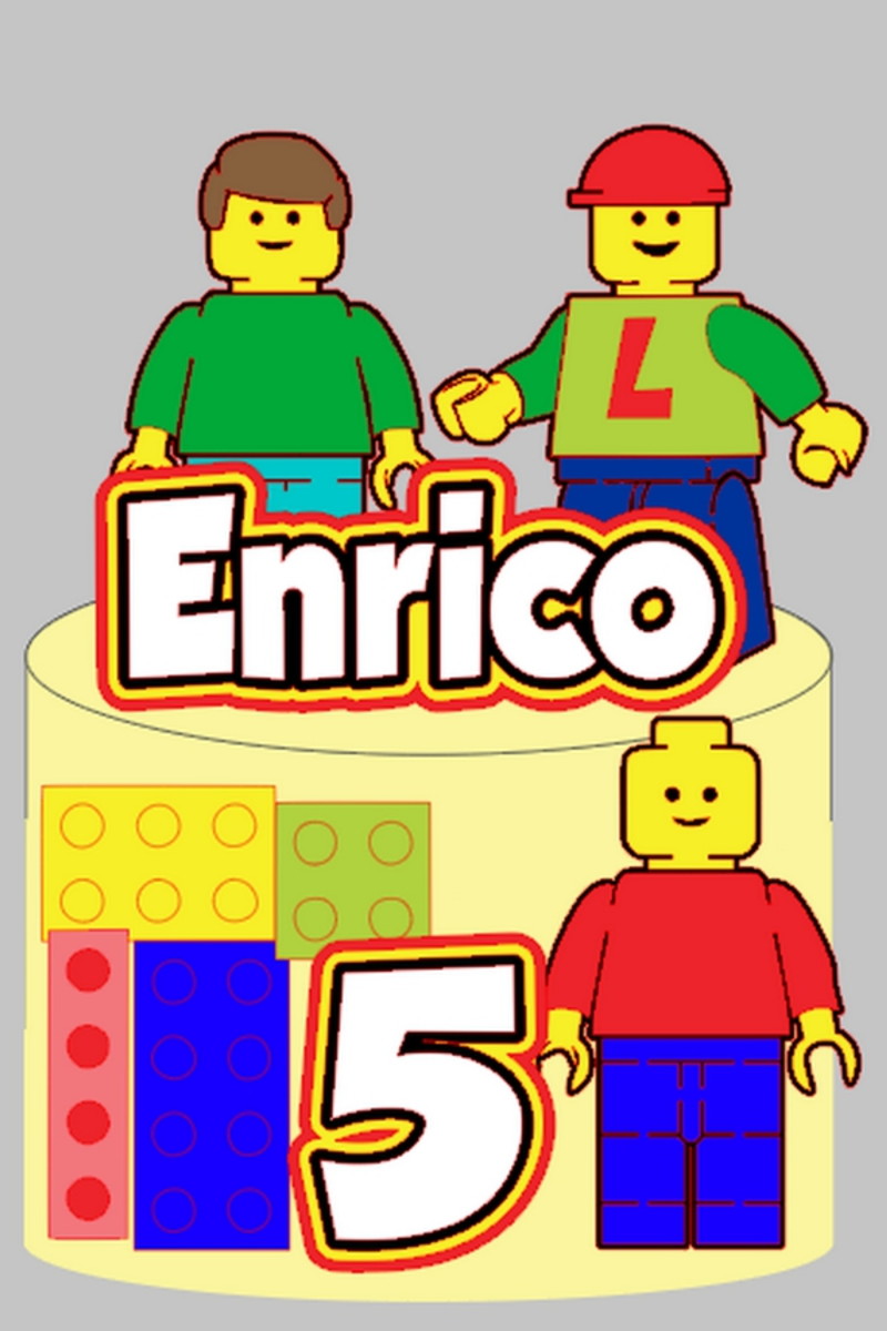 Topo Lego - Arquivo de Corte (cód. T367)