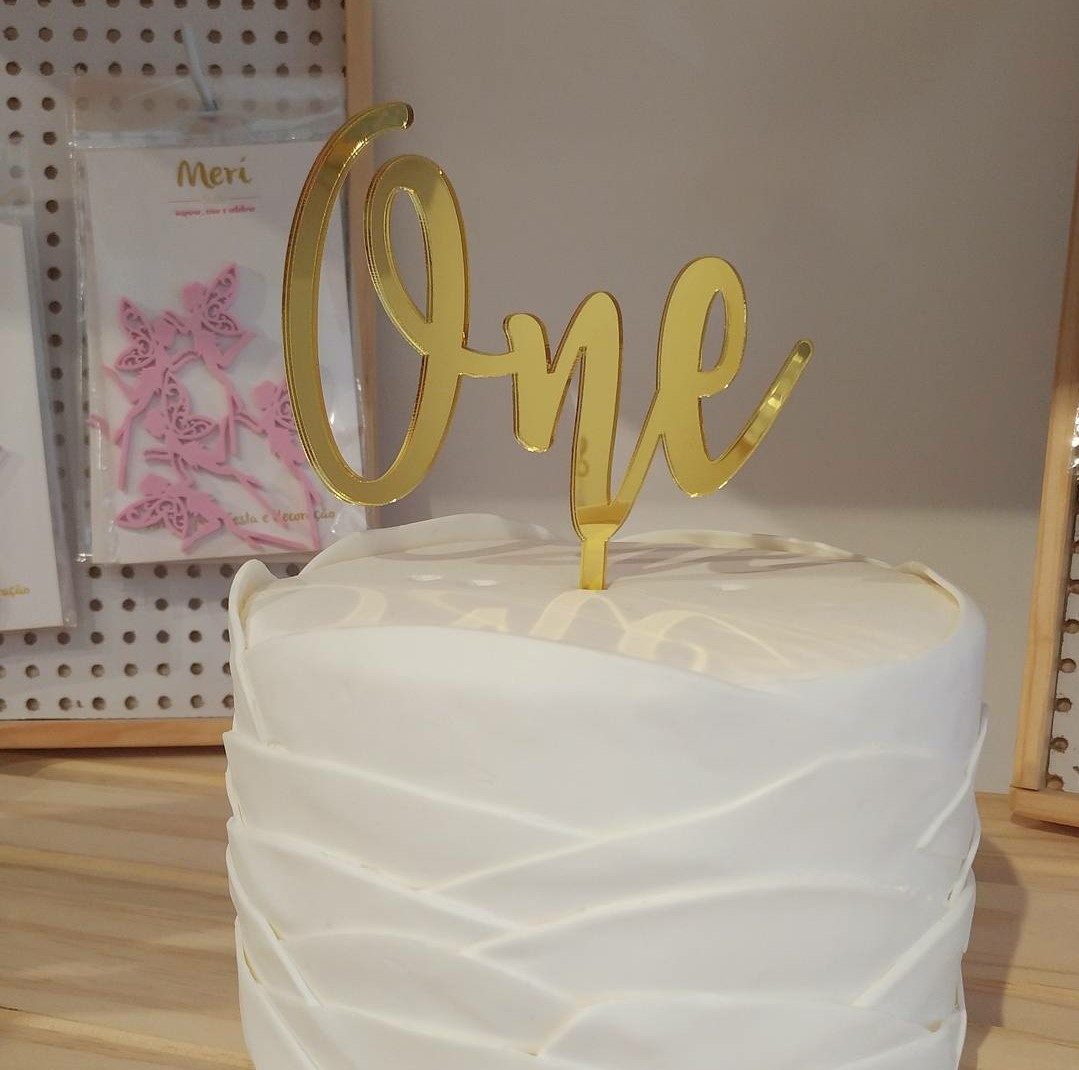 Topo para bolo One