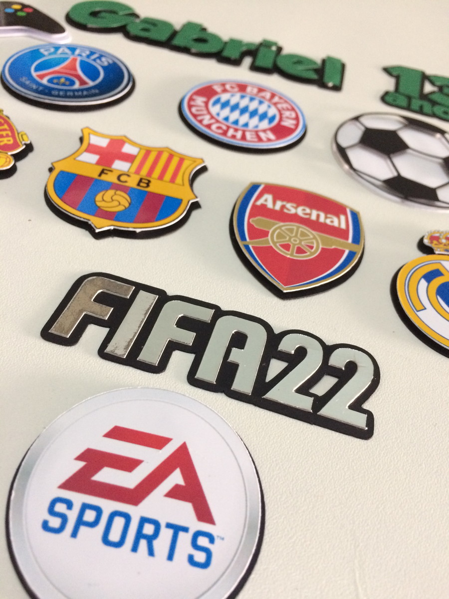 Topper Fifa Futebol (arquivo de Corte) 4 Arquivos Por 10,00 - Imagem 2