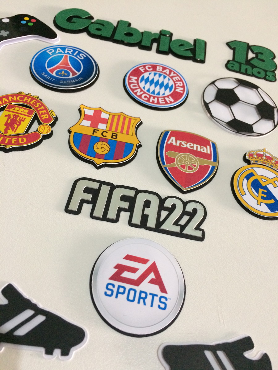Topper Fifa Futebol (arquivo de Corte) 4 Arquivos Por 10,00 - Imagem 3