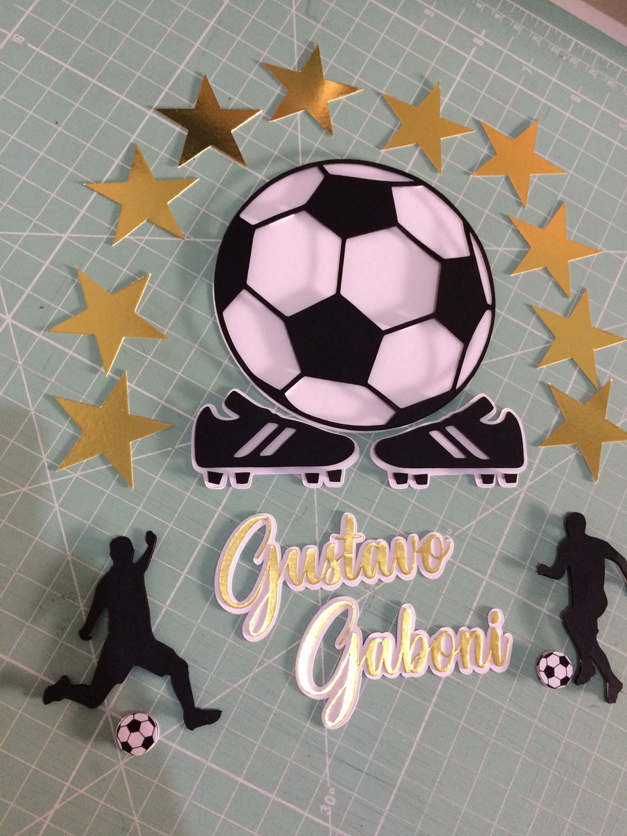 Topper Futebol (arquivo de Corte) 4 Arquivos Por 10,00 - Imagem 2