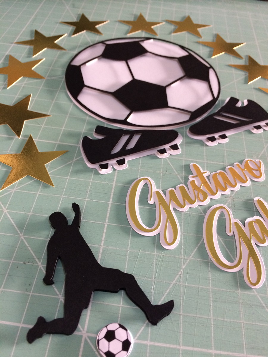 Topper Futebol (arquivo de Corte) 4 Arquivos Por 10,00 - Imagem 3