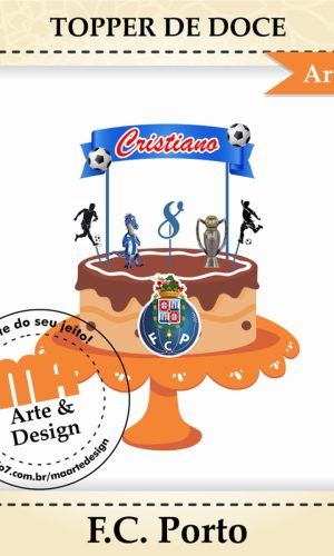 Arquivo de Corte Topo de Bolo Futebol Clube Porto