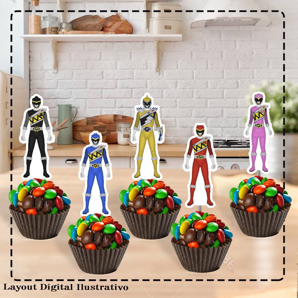 TOPPER POWER RANGERS - ARQUIVO DIGITAL