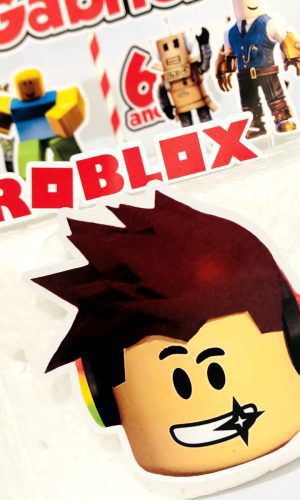 Topper Roblox (arquivo de Corte) 4 Por 10,00