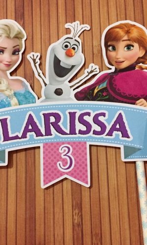 Topper / Topo de Bolo Frozen