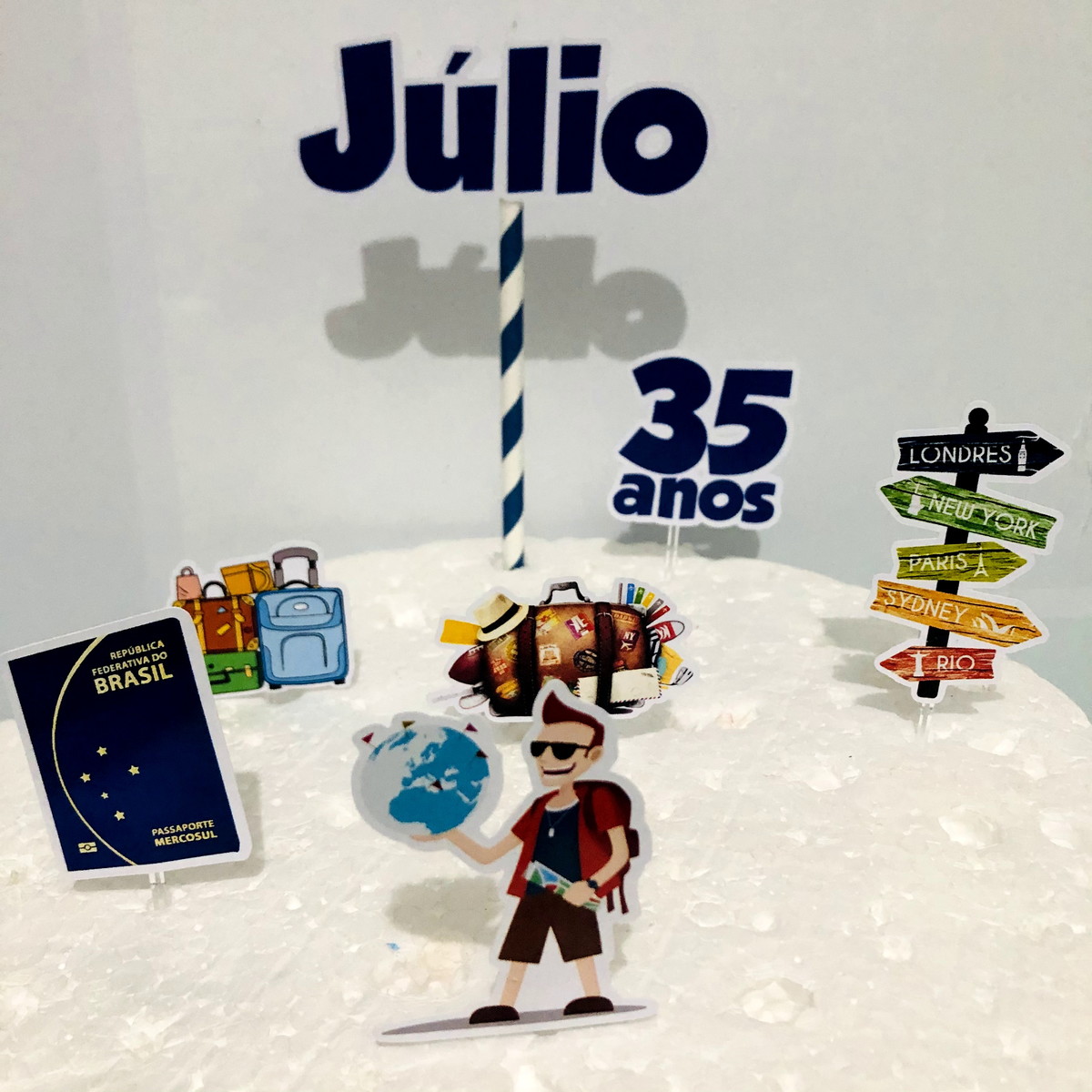 Topper Viagem (arquivo de Corte) 4 Por 10,00 - Imagem 2