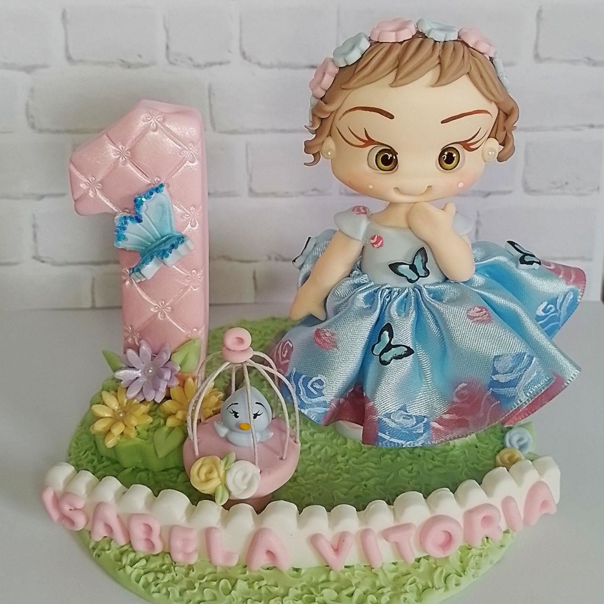 Topo de Bolo Jardim