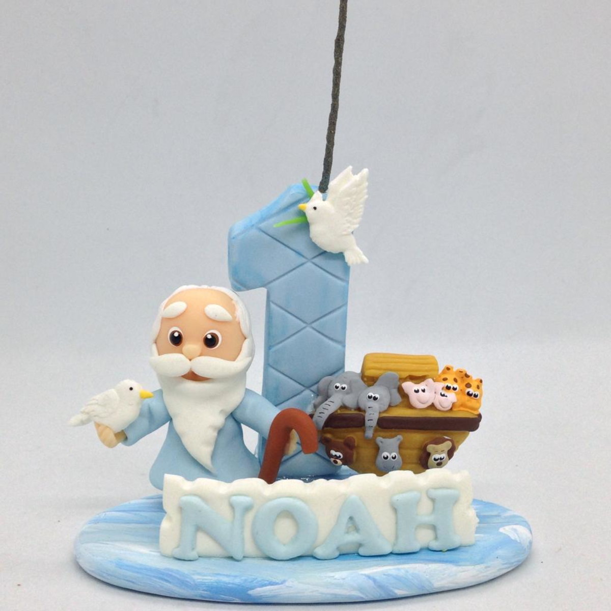 Vela Topo De Bolo A Arca De Noé - Imagem 3