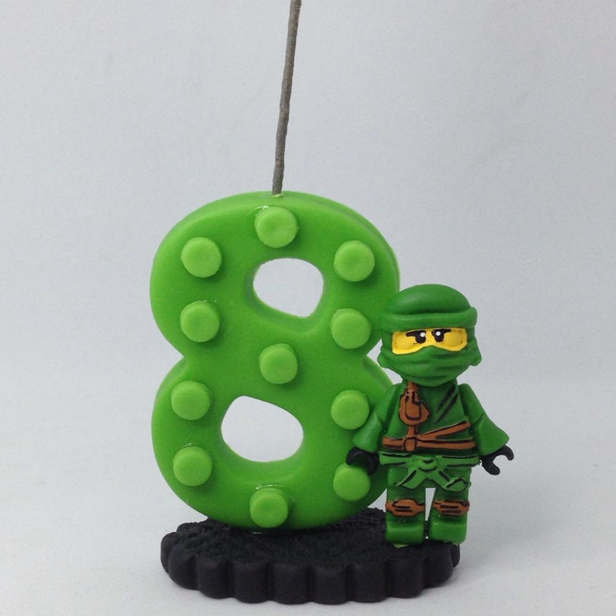 Vela Topo de Bolo Ninja