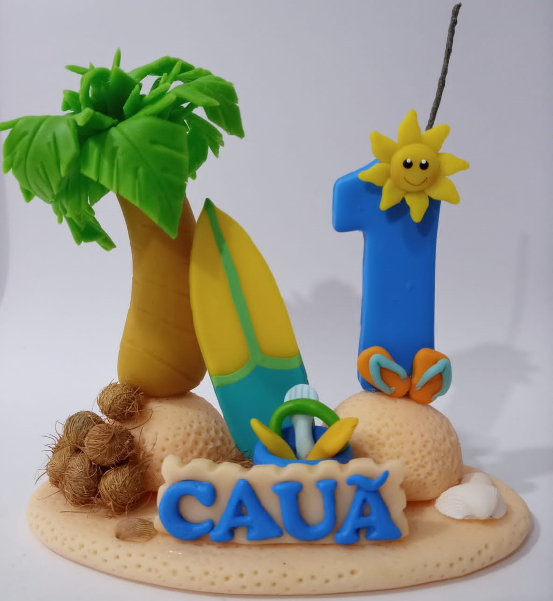 Vela Topo de Bolo Surf - Imagem 4