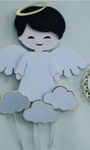 X3 - ARQUIVO TOPPER BATIZADO ANJO CAMADAS - STUDIO
