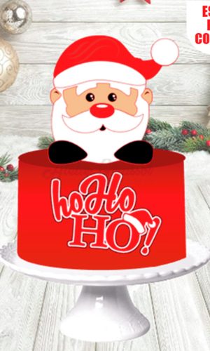 003 Arquivo de Corte Topo de Bolo Natal Ganhe +3 Produtos