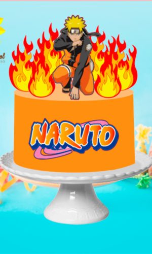 009 Arquivo de Corte - Topo de Bolo Naruto Ganhe +3 Produtos