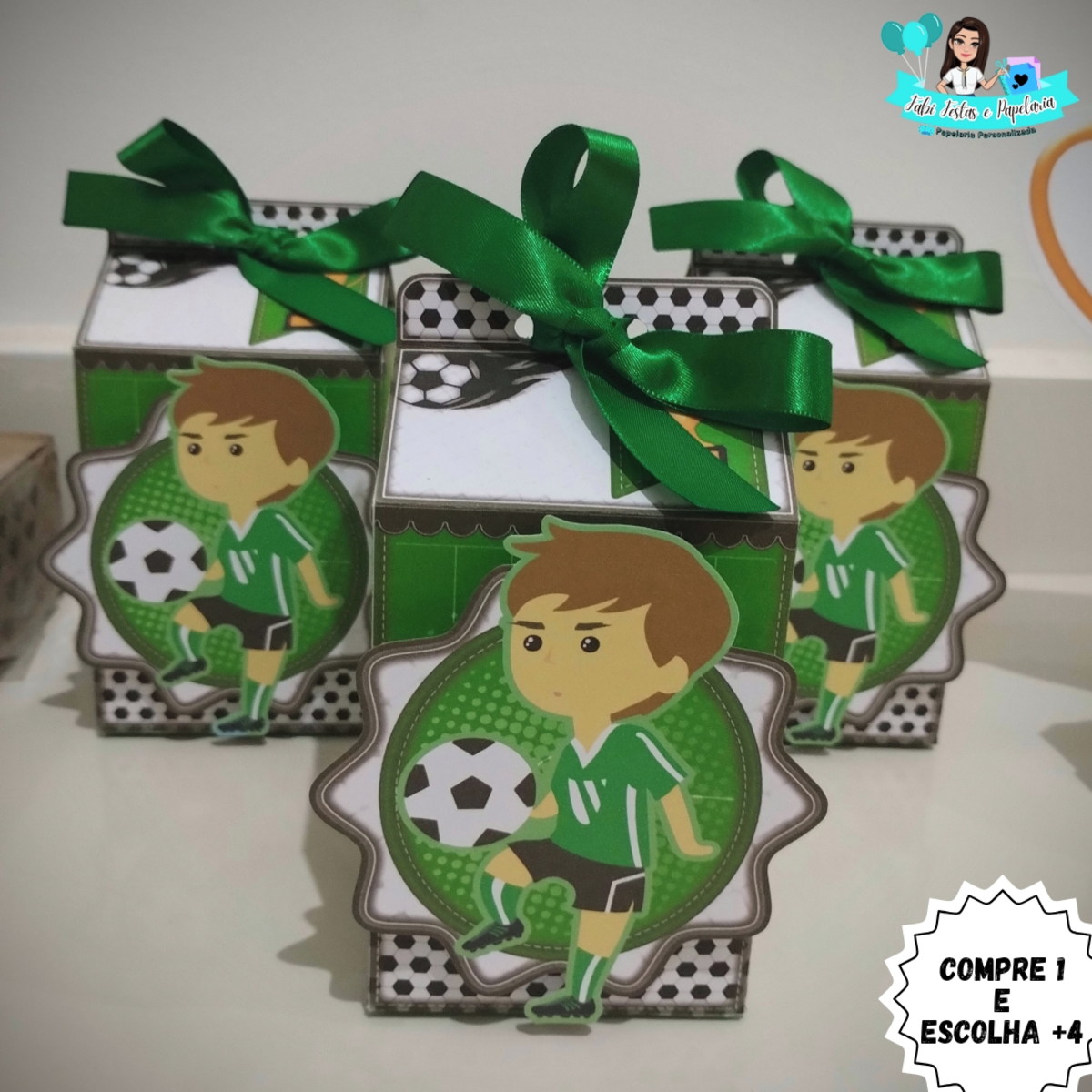10 - Arquivo de Corte Kit Só Um Bolinho Futebol - Imagem 2