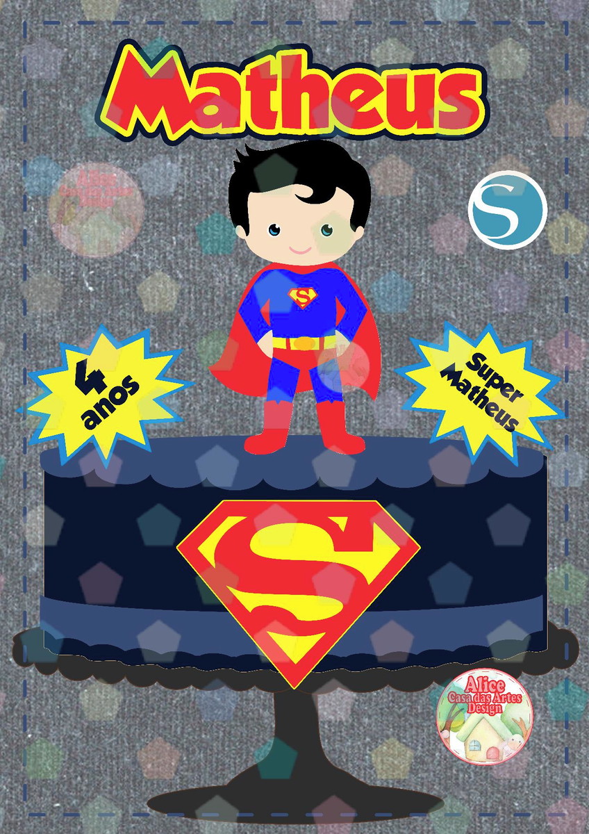 1914 - ARQUIVO TOPPER SUPERMAN CUTE CAMADAS - STUDIO