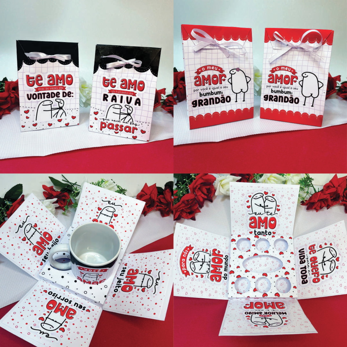 20- COMBO KIT DIGITAL Dia dos Namorados Flork Meme lettering - Imagem 3