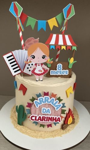 4 Arquivos de Corte Digital (arraia Feminino São João)