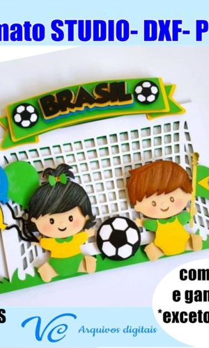 448- Arquivo de Corte Topo Copa do Mundo Bebe Menina Menino