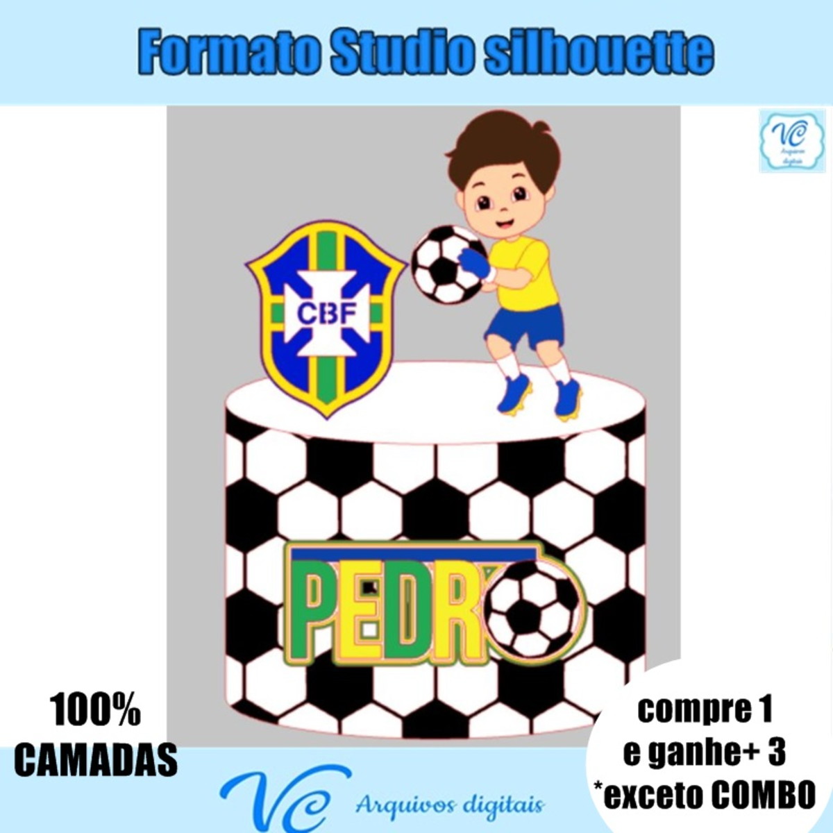 476- Arquivo Topo Futebol /copa do Mundo Menino