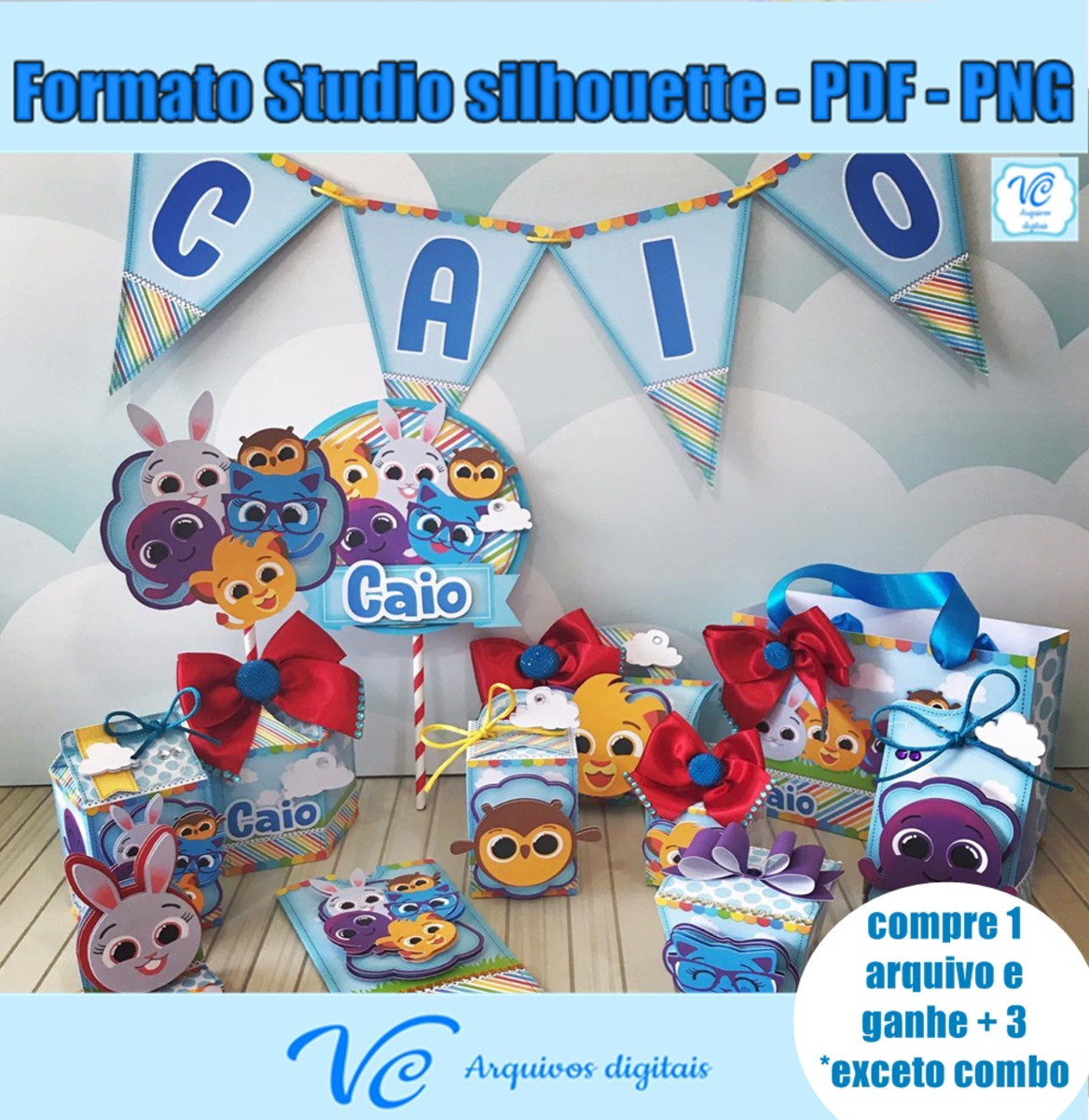 565- Arquivo de corte Bolofofos studio e pdf
