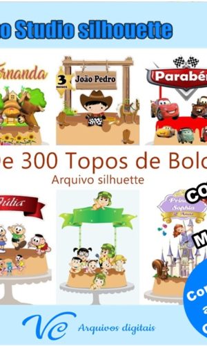 630- COMBO 310 TOPOS DE BOLO -Silhouette