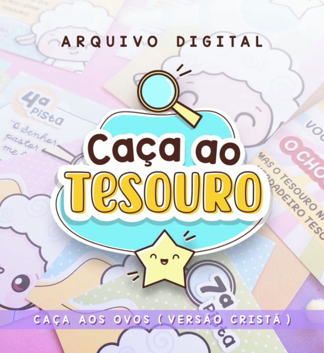 634 -Arquivo de PÁSCOA Caça aos ovos Cristão 2022 - Imagem 4