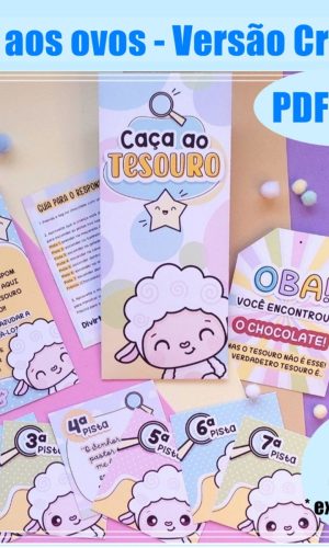 634 -Arquivo de PÁSCOA Caça aos ovos Cristão 2022