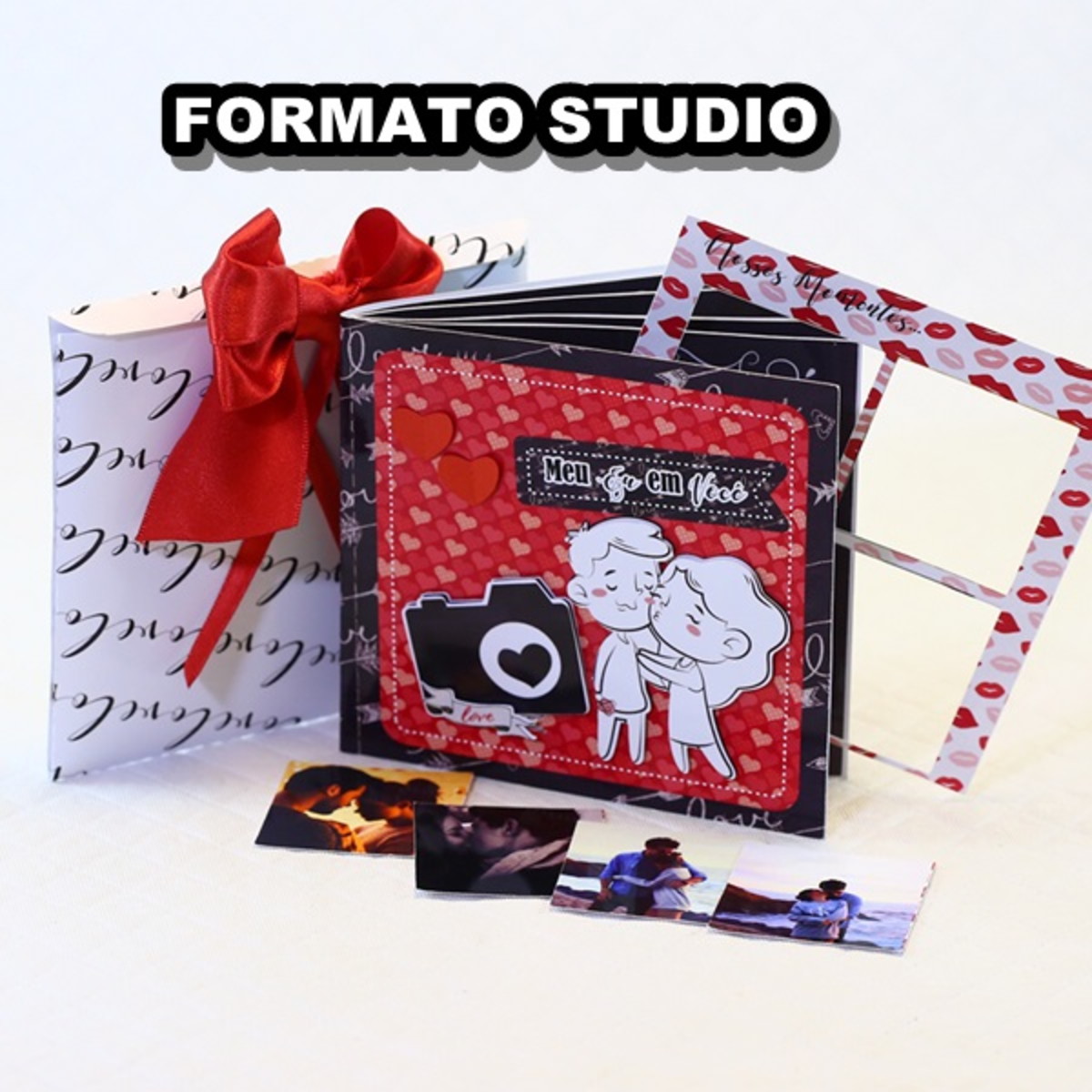 Álbum de fotos Namorados- ARQUIVO DE CORTE STUDIO