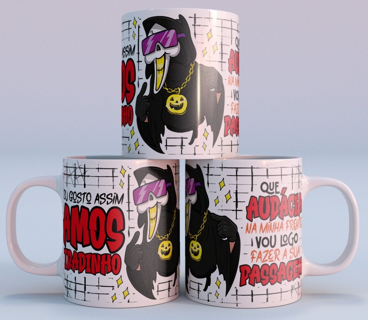 Aquivo Digital Sublimação Arte Caneca Amostradinho - Imagem 2