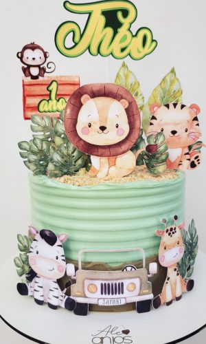 Arquivo 3 Topos De Bolo Branca De Neve Safari Menino Skye
