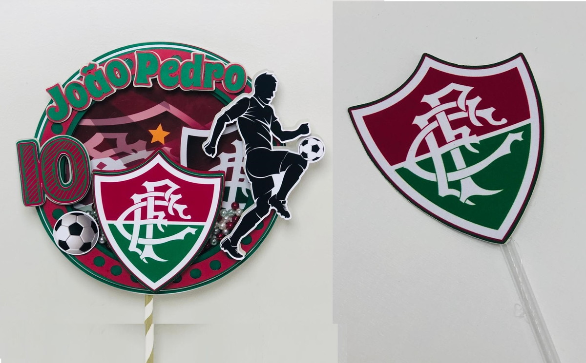 Arquivo Corte Topo Bolo Shaker Docinhos Fluminese Futebol