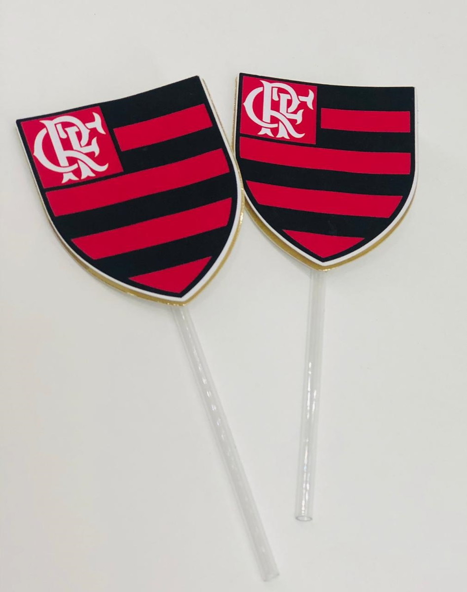 Arquivo Corte Topo Bolo Shaker e Docinhos Flamengo - Imagem 3