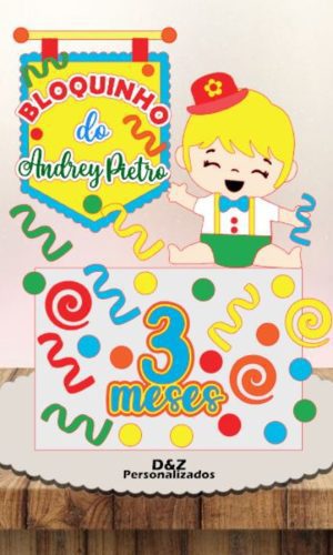 Arquivo Corte - Topo Carnaval Bloquinho Menino Baby-cod.1024