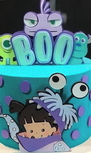 Arquivo Corte: Topo de Bolo Baby Monstros Sa Cute 006