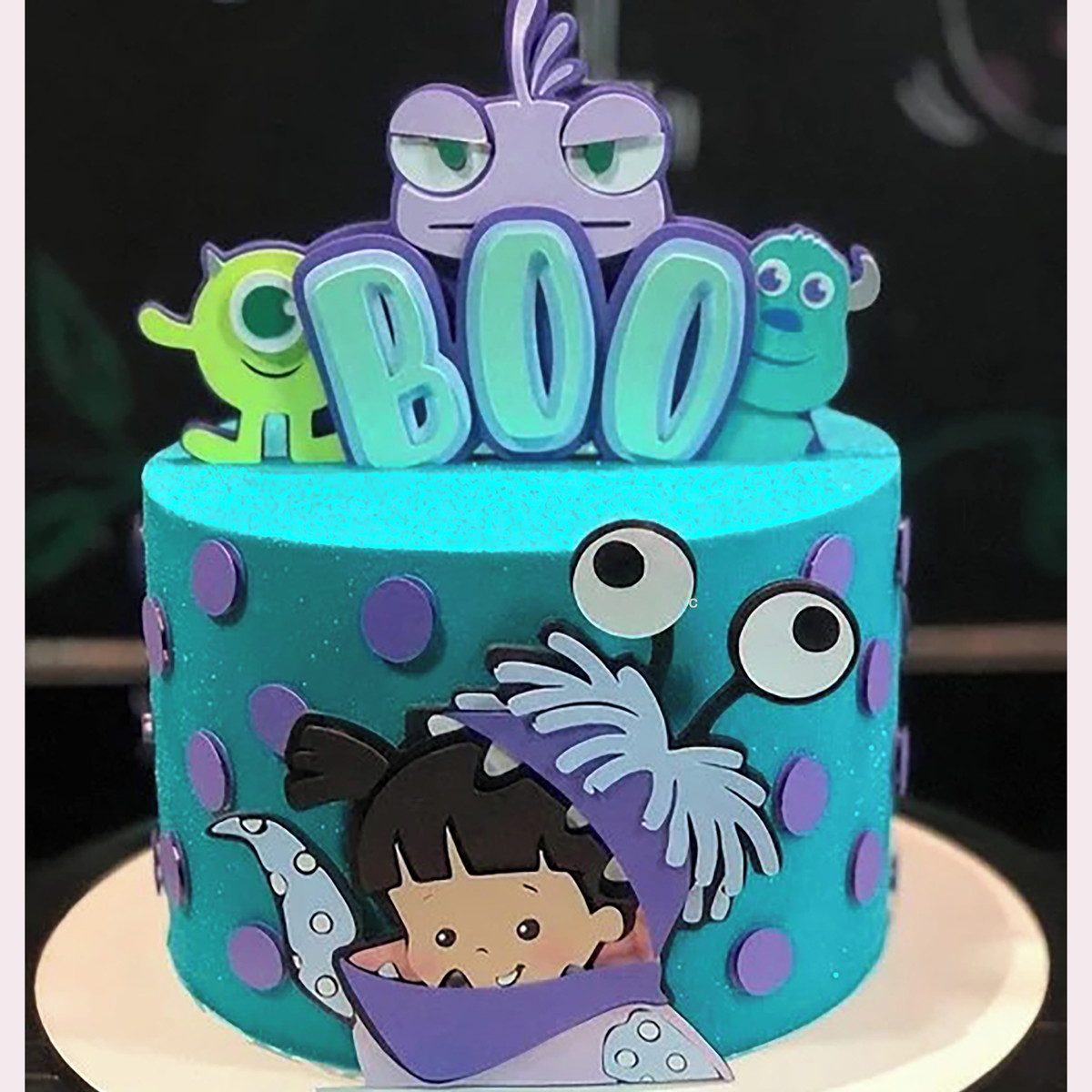 Arquivo Corte: Topo de Bolo Baby Monstros Sa Cute 006