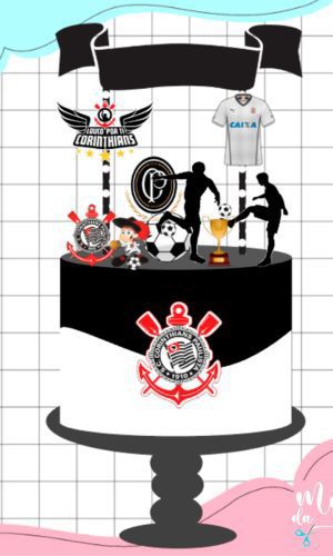Arquivo Corte: Topo de Bolo Futebol 005