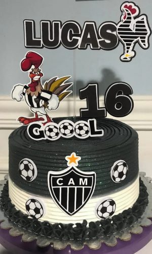Arquivo Corte Topo de Bolo Galo Lili 01