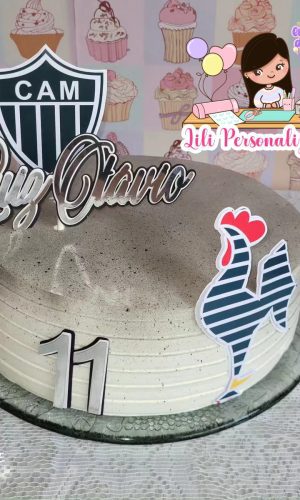 Arquivo Corte Topo de Bolo Galo Lili 02