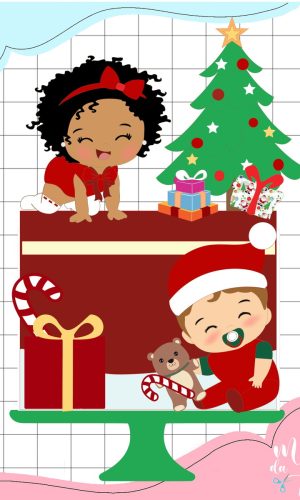 Arquivo Corte: Topo de Bolo Meu Primeiro Natal Bebês 204