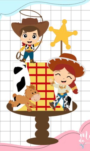 Arquivo Corte: Topo de Bolo Toy Story Cute 003