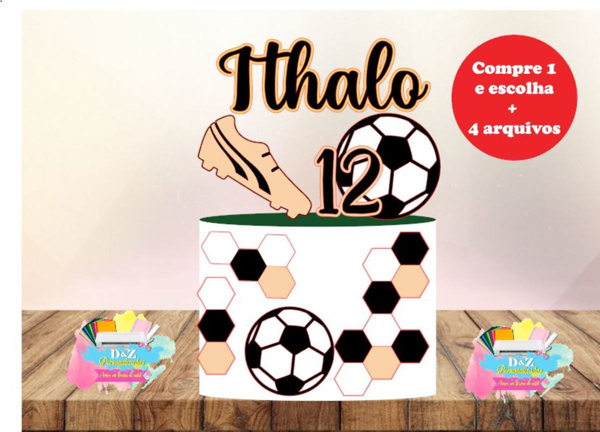 Arquivo Corte - Topo Futebol Chuteira-cod-337
