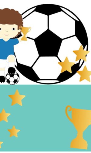 Arquivo D Corte: Topo De Bolo Futebol 002